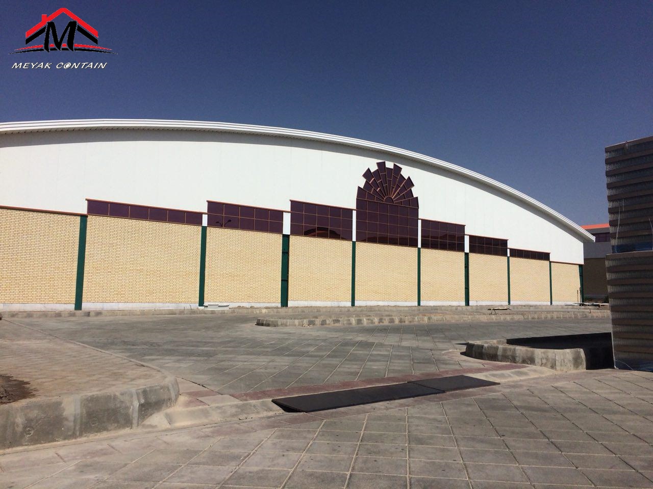 کانکس با سقف هلالی